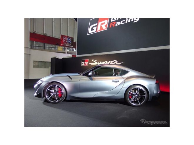 タミヤ 1/24 トヨタ GR スープラ 完成品 改造品 マットストームグレー タミヤ 1/24 トヨタ GR スープラ 完成品 改造品 マットストームグレー