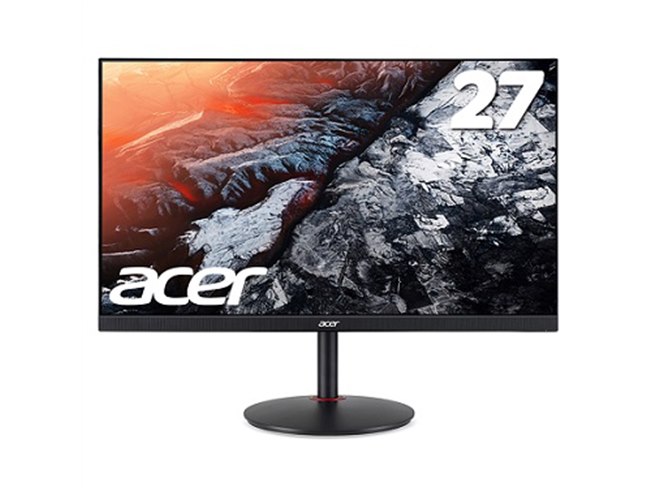 【ゲーミングモニター エイサー、2560×1440表示対応の27型ゲーミング液晶「XV272UPbmiiprzx