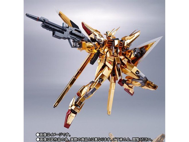 バンダイ、“黄金のMS”「METAL ROBOT魂 アカツキガンダム（オオワシ装備