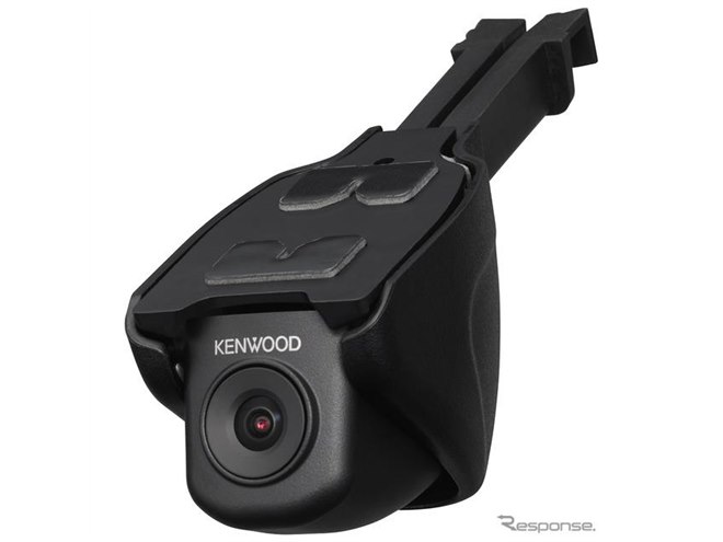 ケンウッド、彩速ナビ連携型2カメラドラレコ発売へ フルHDで前後同時