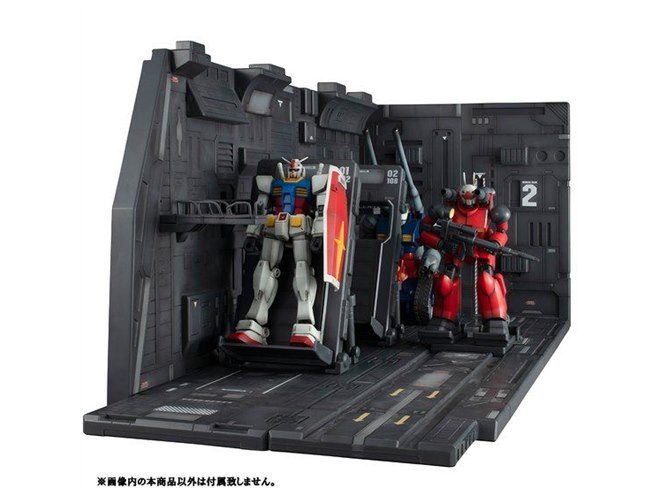 バンダイ　コアブースター　カスタム　カタパルト ジオラマ　受注製作 バンダイ コアブースター カスタム カタパルト ジオラマ 受注