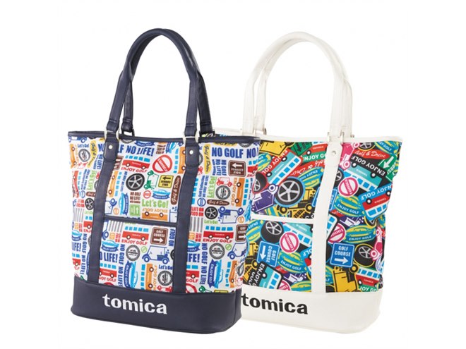 ミニカー「トミカ」をイメージしたキャディバッグなど、コラボ3製品