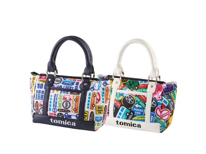 ミニカー「トミカ」をイメージしたキャディバッグなど、コラボ3製品