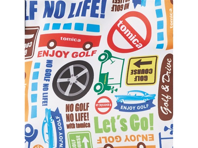 ミニカー「トミカ」をイメージしたキャディバッグなど、コラボ3製品