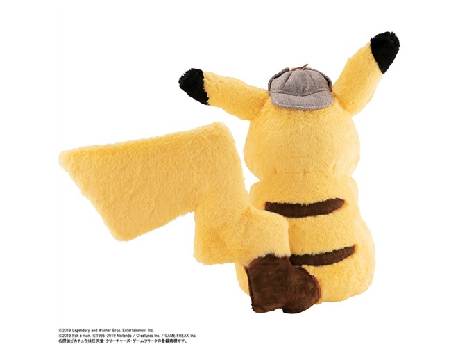 名探偵ピカチュウ」アクションドール発売、全高約40cmで耳/手/しっぽが