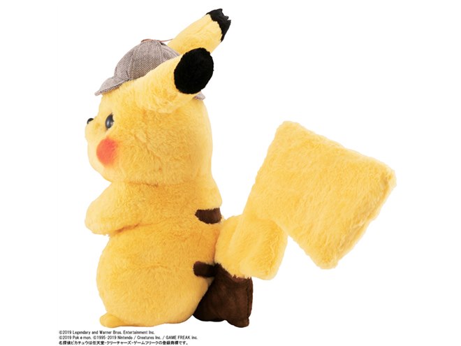 名探偵ピカチュウ」アクションドール発売、全高約40cmで耳/手/しっぽが