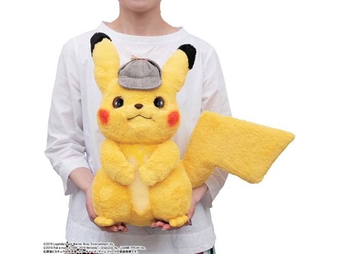 名探偵ピカチュウ 名探偵ピカチュウ」アクションドール発売、全高約40cmで耳/手