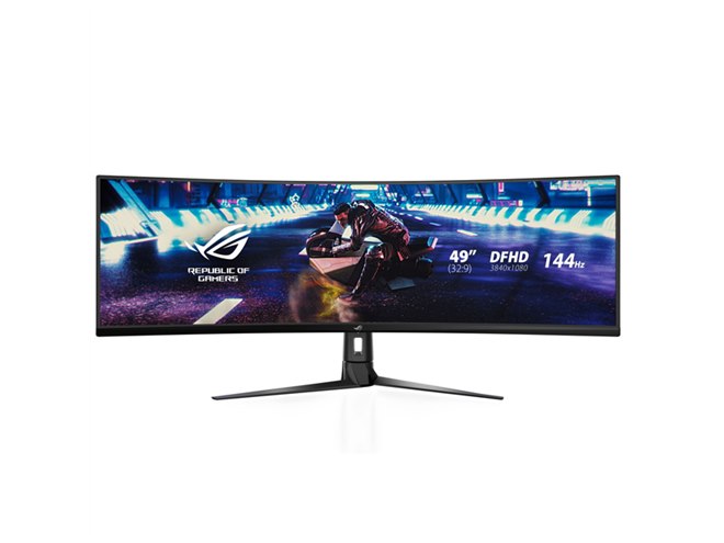 ASUS、DisplayHDR 400準拠の49型曲面ゲーミング液晶「ROG Strix XG49VQ