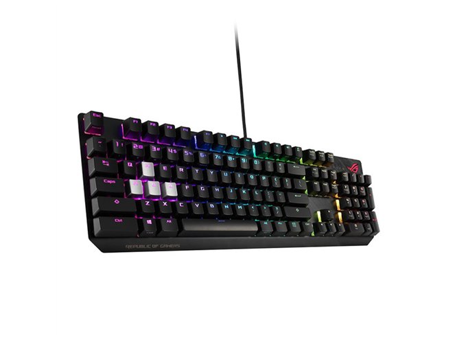 ASUS、ゲーミングキーボード「ROG Strix Scope」「TUF Gaming K7