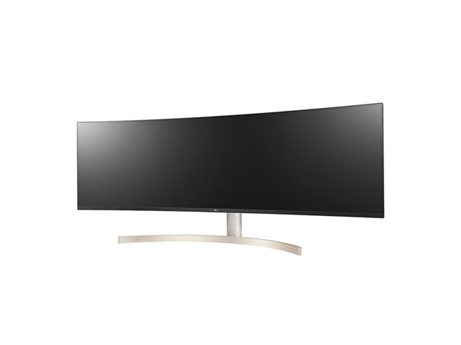 LG、5120×1440ドットの曲面型ウルトラワイド液晶ディスプレイ