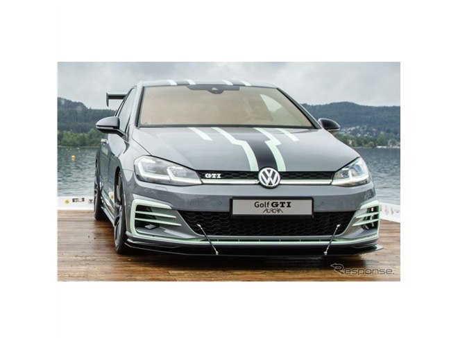 VW ゴルフGTI に380馬力の「オーロラ」提案…オーディオはホログラム