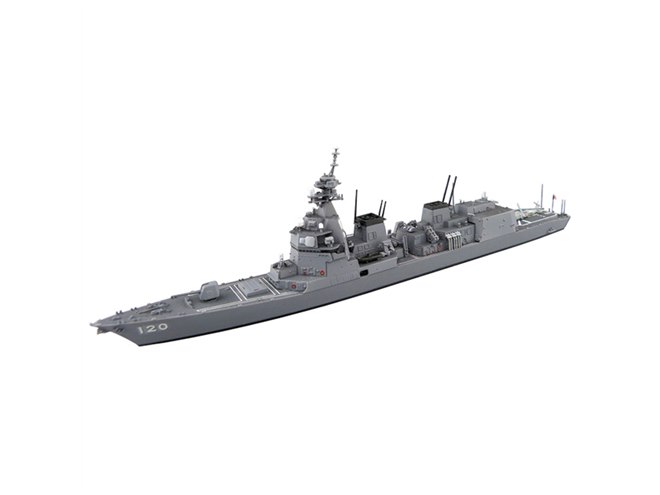 海上自衛隊の護衛艦「しらぬい」1/700プラモ、弾道弾/瀬取り船/哨戒機