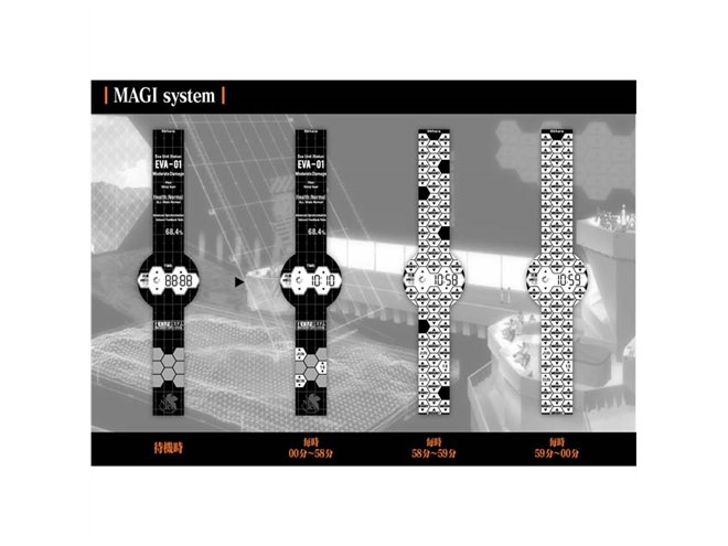 ソニー、電子ペーパーウォッチに「エヴァンゲリオン」とのコラボモデル