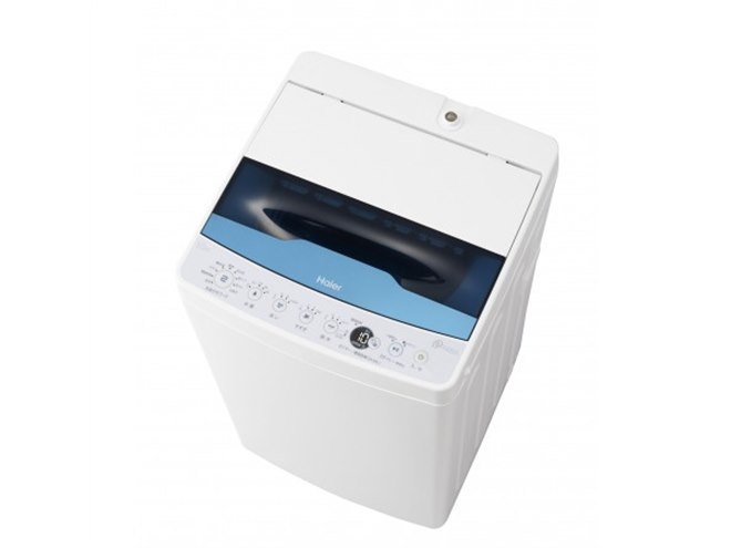 ハイアール、DDインバーターモーター採用の5.5kg全自動洗濯機「JW
