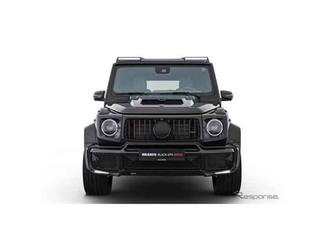 メルセデスベンツ　BRABUS 700 エンブレム 艶あり　グロスブラック　黒 ブラバス、メルセデスベンツ Gクラス 新型を800馬力に…2種類の