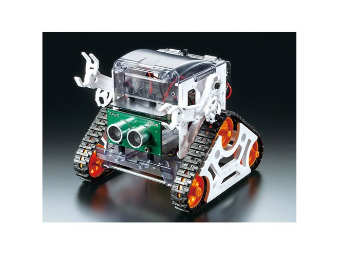 障害物を避けて自動走行、「BBC マイクロビット」搭載のロボット工作