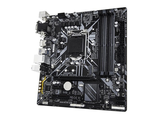 GIGABYTE、9,000円のエントリー向けMicro ATXマザーボード「B365M DS3H