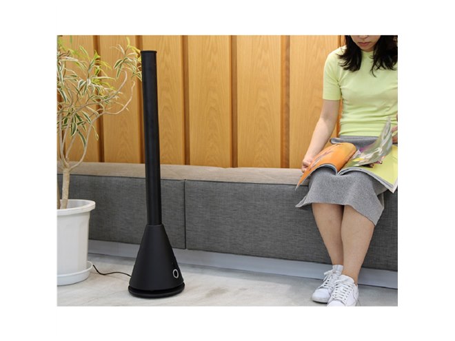 ダイアモンドヘッド、DCモーター搭載の「羽根なしスリムファン RM-83H