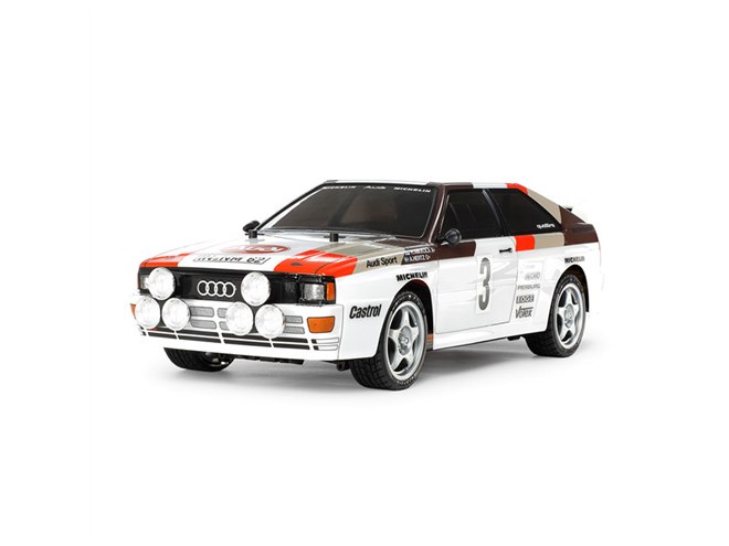 タミヤ　アウディ　クワトロ　ラリー　ボディ 1/10RC アウディ クワトロ ラリー A2 (TT-02シャーシ): RCモデル