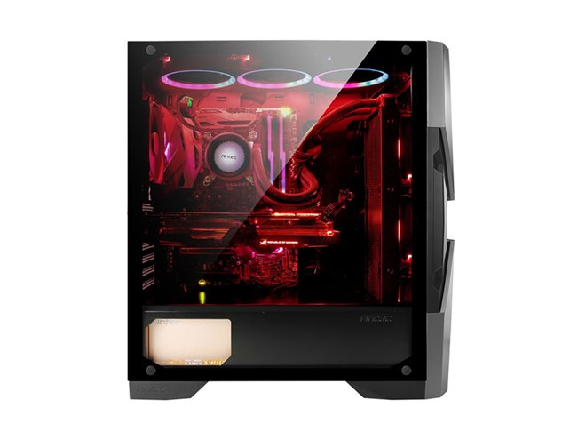 Antec、フルスクリーン設計の強化ガラスサイドパネルを採用したPC