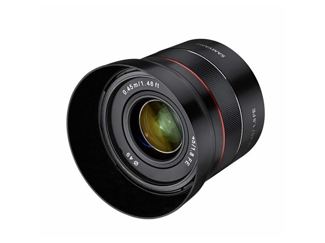 サムヤン、ソニーEマウント対応の標準レンズ「AF 45mm F1.8 FE
