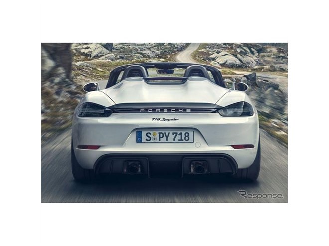 ポルシェ、718 スパイダー と 718 ケイマン GT4 発表…6気筒