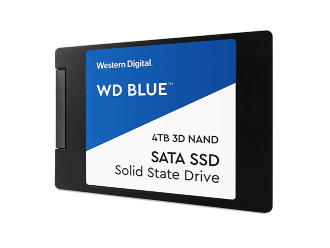 WD Blue 1TB 3D NAND SATA SSD健康度100%書込4TB WD、大容量4TBを実現した2.5インチSSD「WD Blue 3D NAND SATA SSD