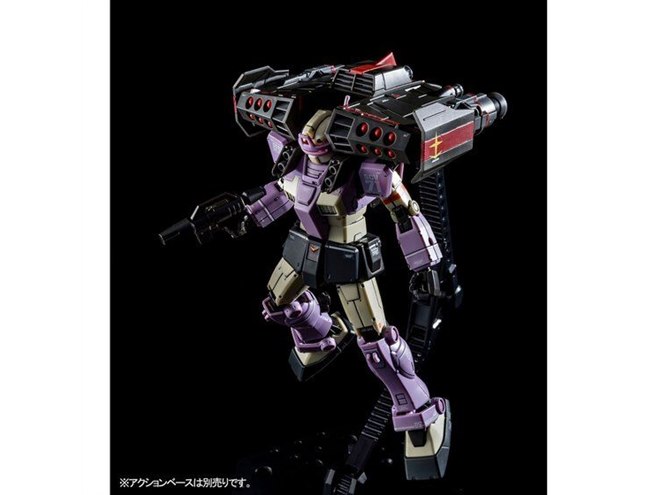 ジムインターセプトカスタム　 ジムインターセプトカスタムフェロウブースター装備 ガンダム THE ORIGIN」ジム・インターセプトカスタム、HGで