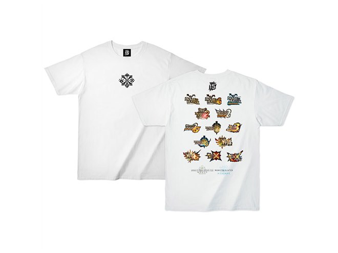 カプコン、「モンスターハンター15th Tシャツ 歴代タイトル」を6/27
