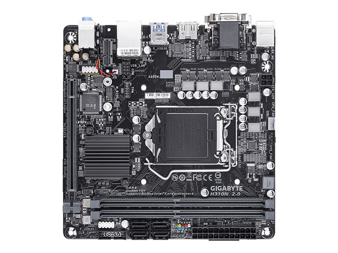 GIGABYTE、「Intel H310」を搭載したMini ITXマザーボード - 価格.com