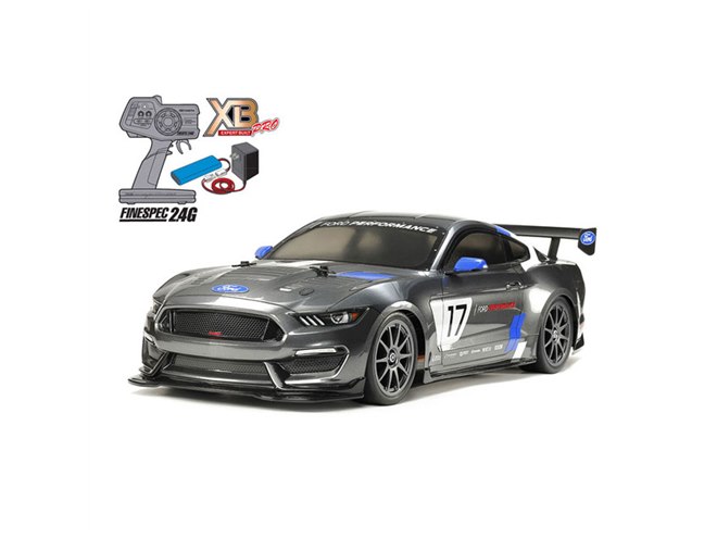 フォード マスタングGT4」電動RC、ガンメタルカラーの完成モデル