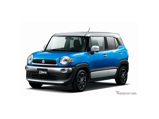 スズキ クロスビー、シルバーのルーフやミラーが個性を放つ特別専用色