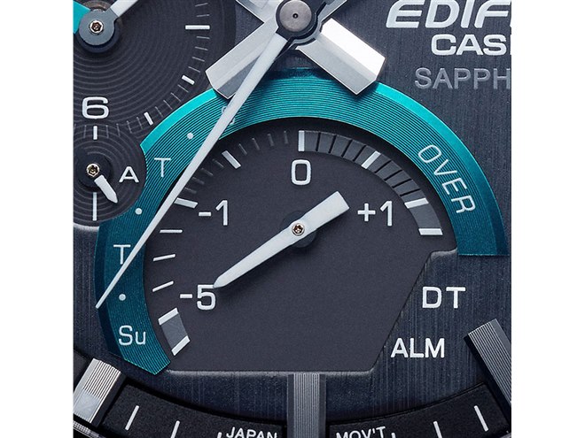 カシオ、スマートフォンリンク機能を搭載した「EDIFICE EQB-1000YD