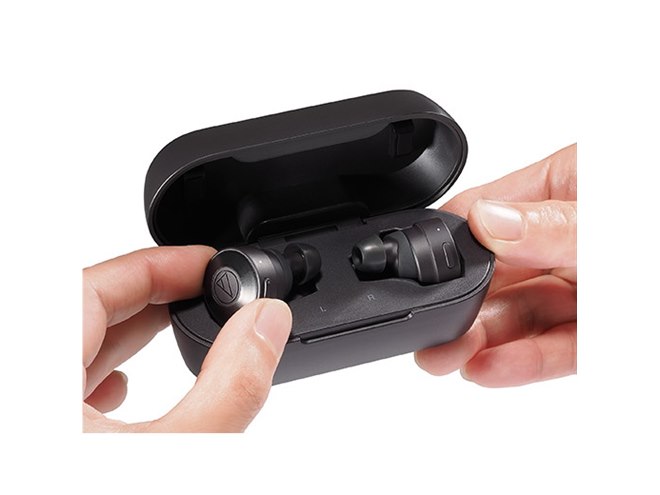 オーテク、イヤホン単体15時間再生の“低音重視”完全ワイヤレス「ATH