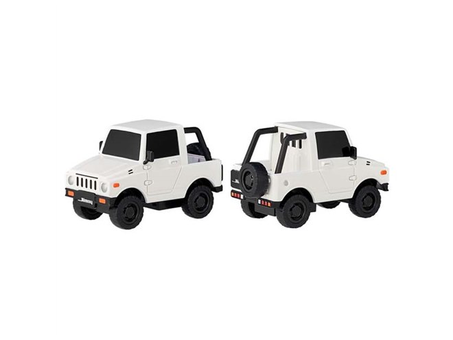 車 ミニフィギュア 海洋堂、手のひらサイズの「ジムニー 1983年型」ミニフィギュア