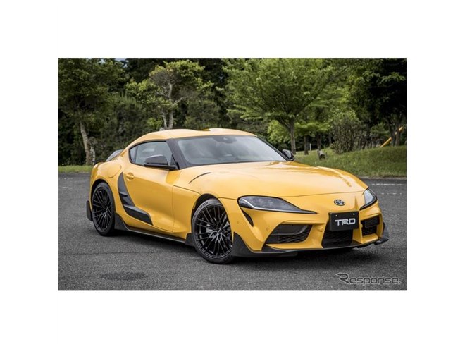 トヨタ スープラ 新型】TRDから専用「GRパーツ」…カーボンパーツ＆19