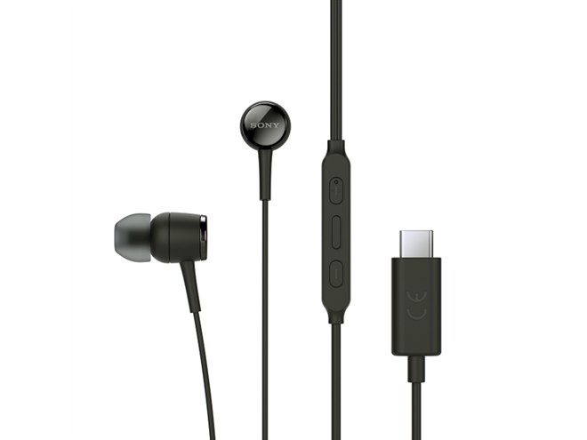 【廃盤】 SONY USB Type-C ハイレゾ イヤホン STH50C ソニー、USB Type-C搭載スマホと直接接続できるイヤホン「STH50C