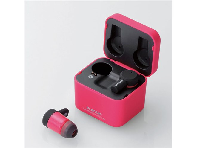ワイヤレスイヤホン ピンク イヤホン Bluetooth 生活防水 ブラック 完全ワイヤレスイヤホン ピンク HA-A6T-P [ワイヤレス(左右分離