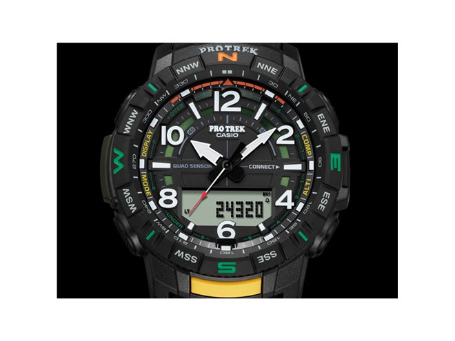 カシオ、“クワッドセンサー”とスマホリンク機能搭載の「PRO TREK」新