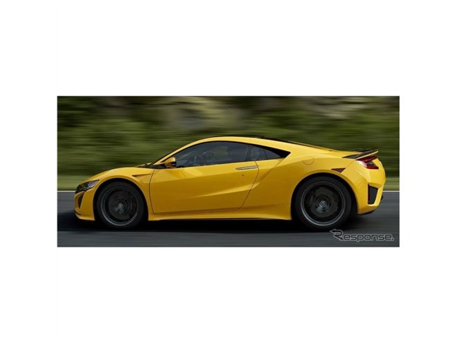 アキュラ NSX 2020年型に初代オマージュの新色イエロー 8月13日発表へ