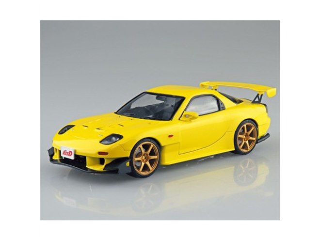 頭文字D」高橋啓介の「RX-7」1/24プラモ2種、プロジェクトD/第1巻仕様