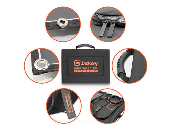 Jackery、最大出力60Wの3つ折りたたみソーラーパネル「Jackery