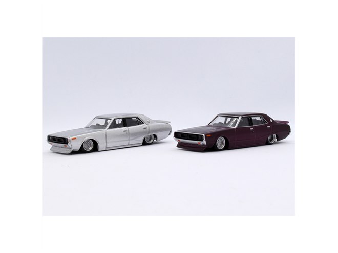 80年代の流行マシンをミニカー化、ケンメリ/910ブルーバードなど