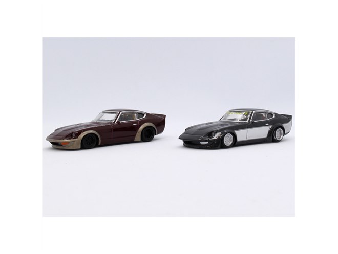 80年代の流行マシンをミニカー化、ケンメリ/910ブルーバードなど
