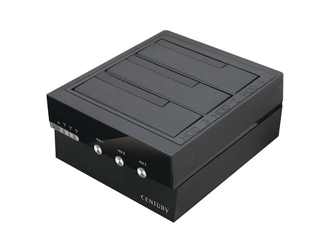センチュリー、USB 3.1 Gen2に対応したHDD/SSDを3台搭載可能な「裸族の