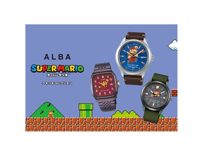 ALBA スーパーマリオ キャラクターウォッチ ALBA アルバ】「スーパーマリオ」とのコラボレーションウォッチ