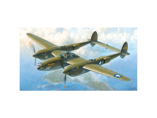 ロッキードP-38」1/48模型、F型/G型の開閉選択式 - 価格.com