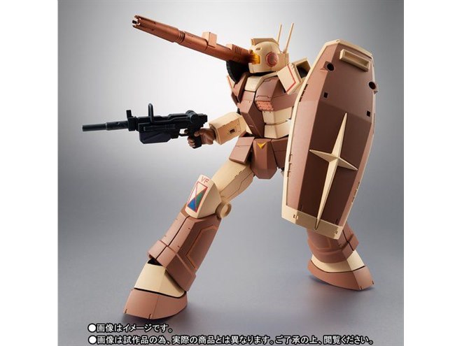 ジム・キャノン アフリカ戦線仕様が「ROBOT魂」から発売、サンド