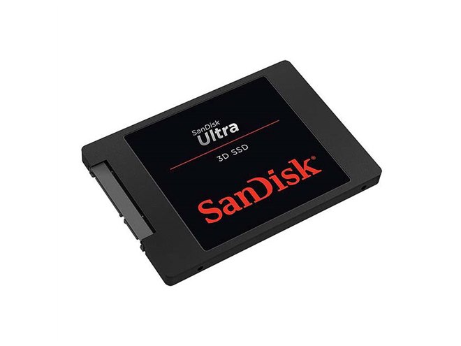 サンディスク、2.5インチSSD「ウルトラ3D SSD」に大容量4TBモデルを