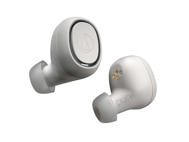 ワイヤレスイヤホンヘッド　　　ATH-CK3TW オーテク、タッチセンサーを内蔵した完全ワイヤレスイヤホン